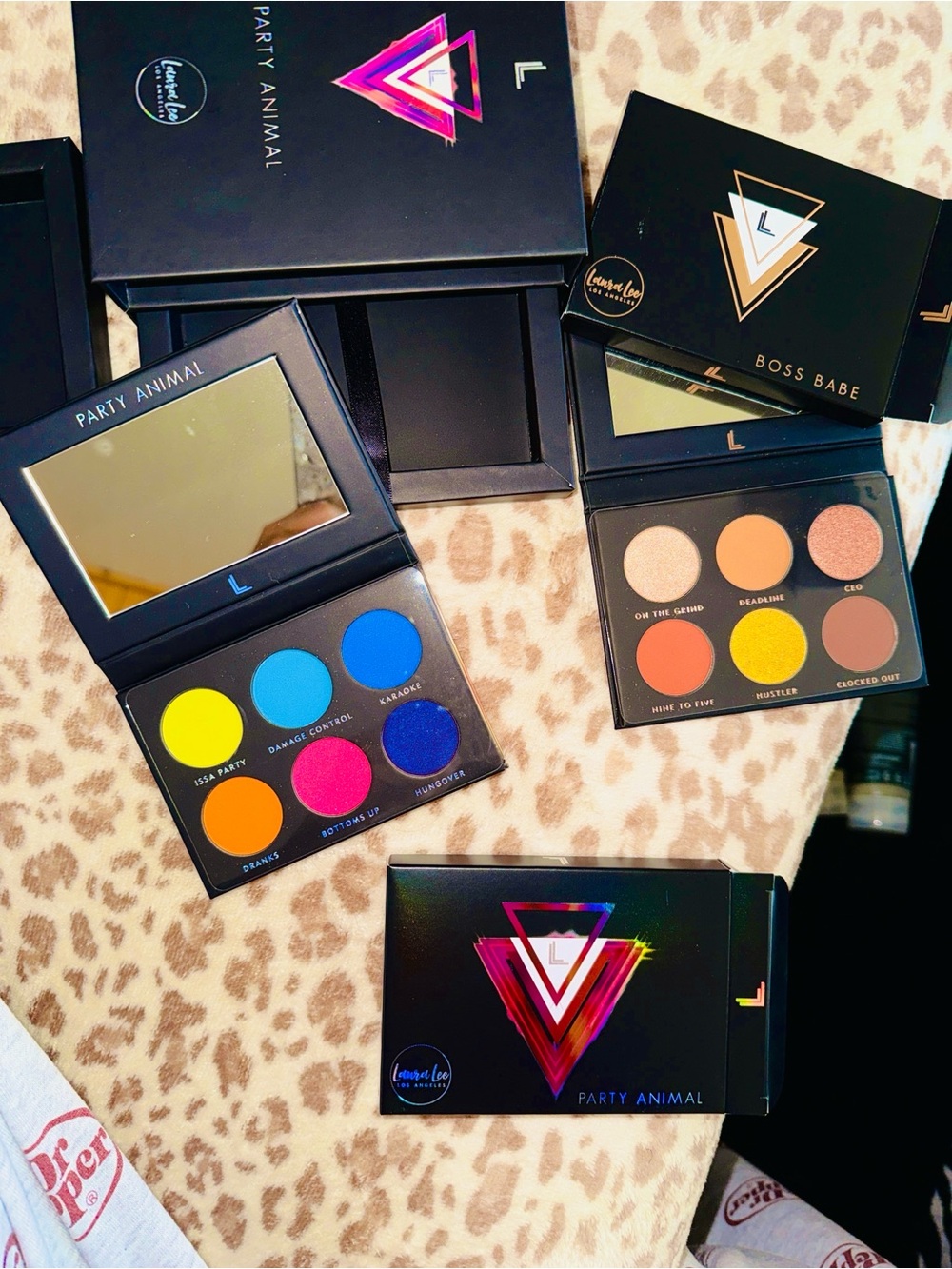 Laura Lee Los Angeles Party Animal/ Boss Babe kit. Bnib  2 palettes.
